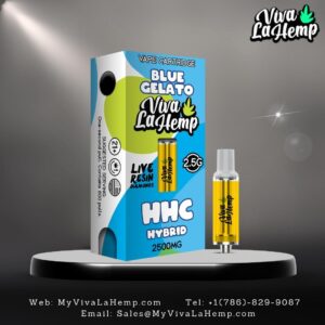 BLUE GELATO - HYBRID - Viva La Hemp HHC Carts