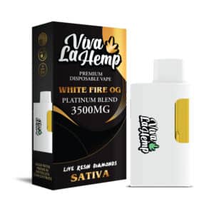 Platinum Blend - Disposable Vapes 3.5ML <br>White Fire OG - Sativa