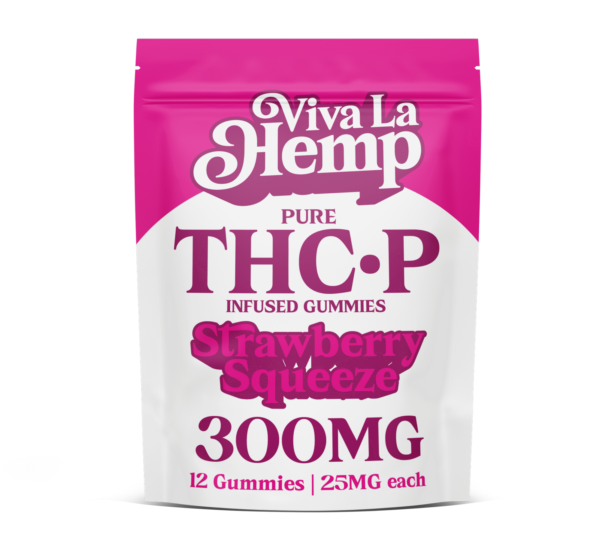Pure THC-P Infused Gummies <br> 300MG - Strawberry Squeeze