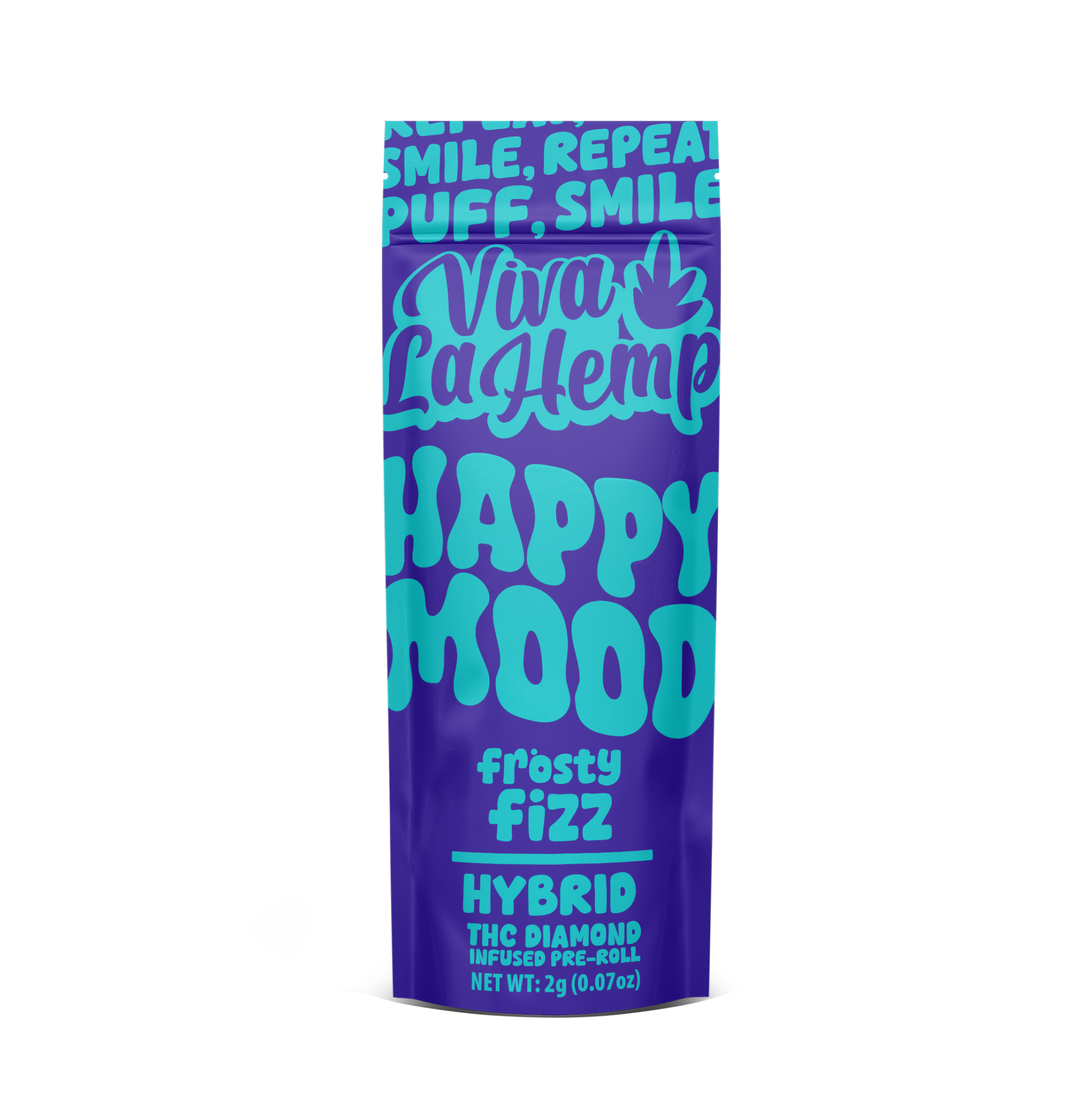THC Diamond Pre Rolls - Happy Mood 2 Gram - 90ct - Frosty Fizz (Sativa)