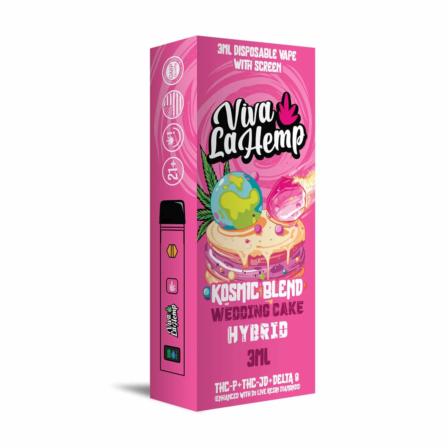Wedding Cake - Hybrid <br>Kosmic Blend - Disposable Vapes 3ML