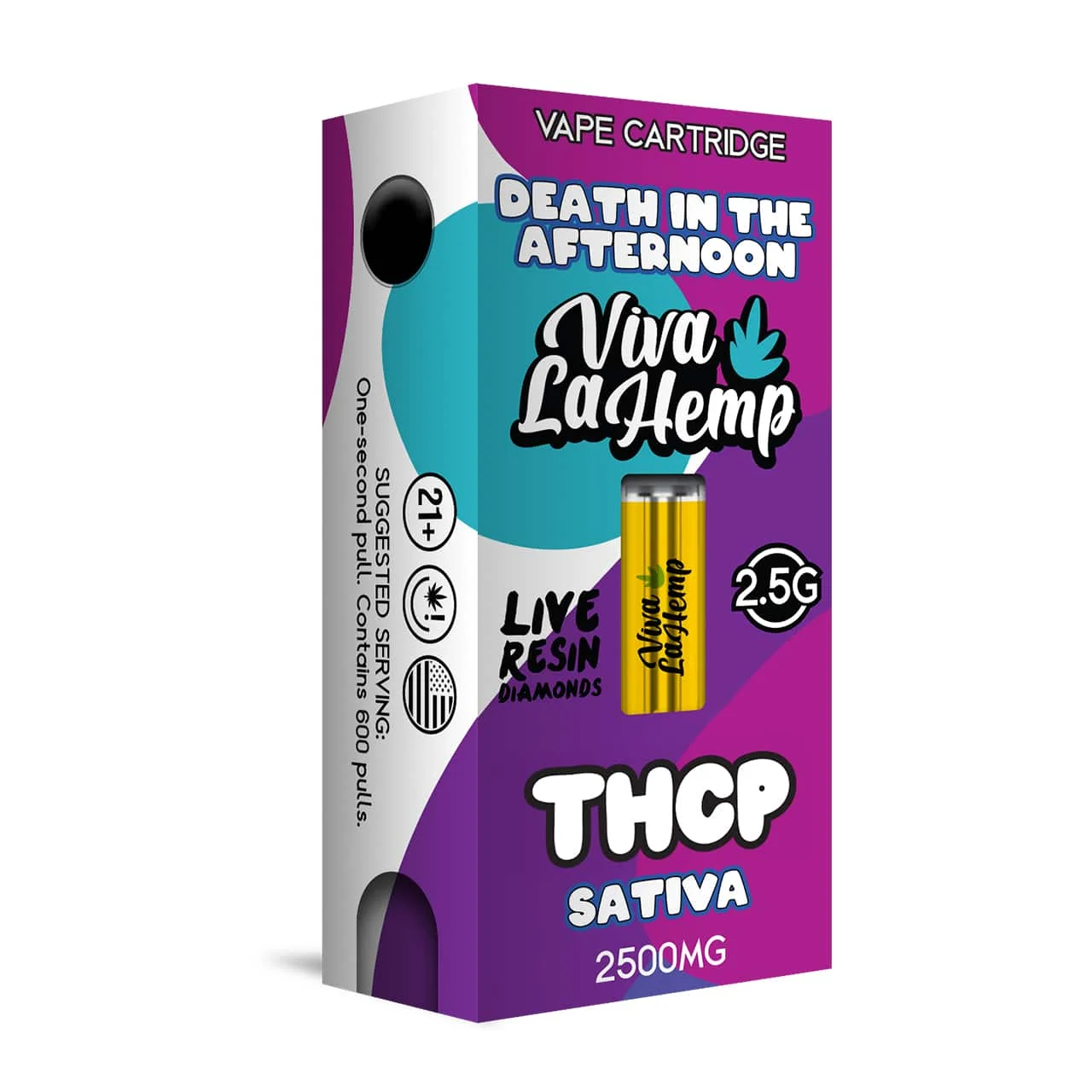 THC-P - Vape Cartridges - 2500MG <br>Death in the Afternoon - Sativa