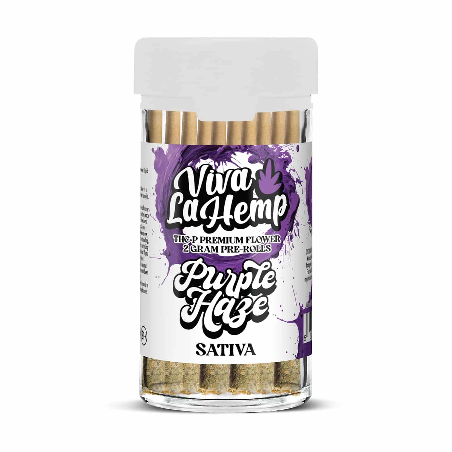 THC-P Premium Snow cone Pre-Rolls - 2G - Purple Haze-Sativa