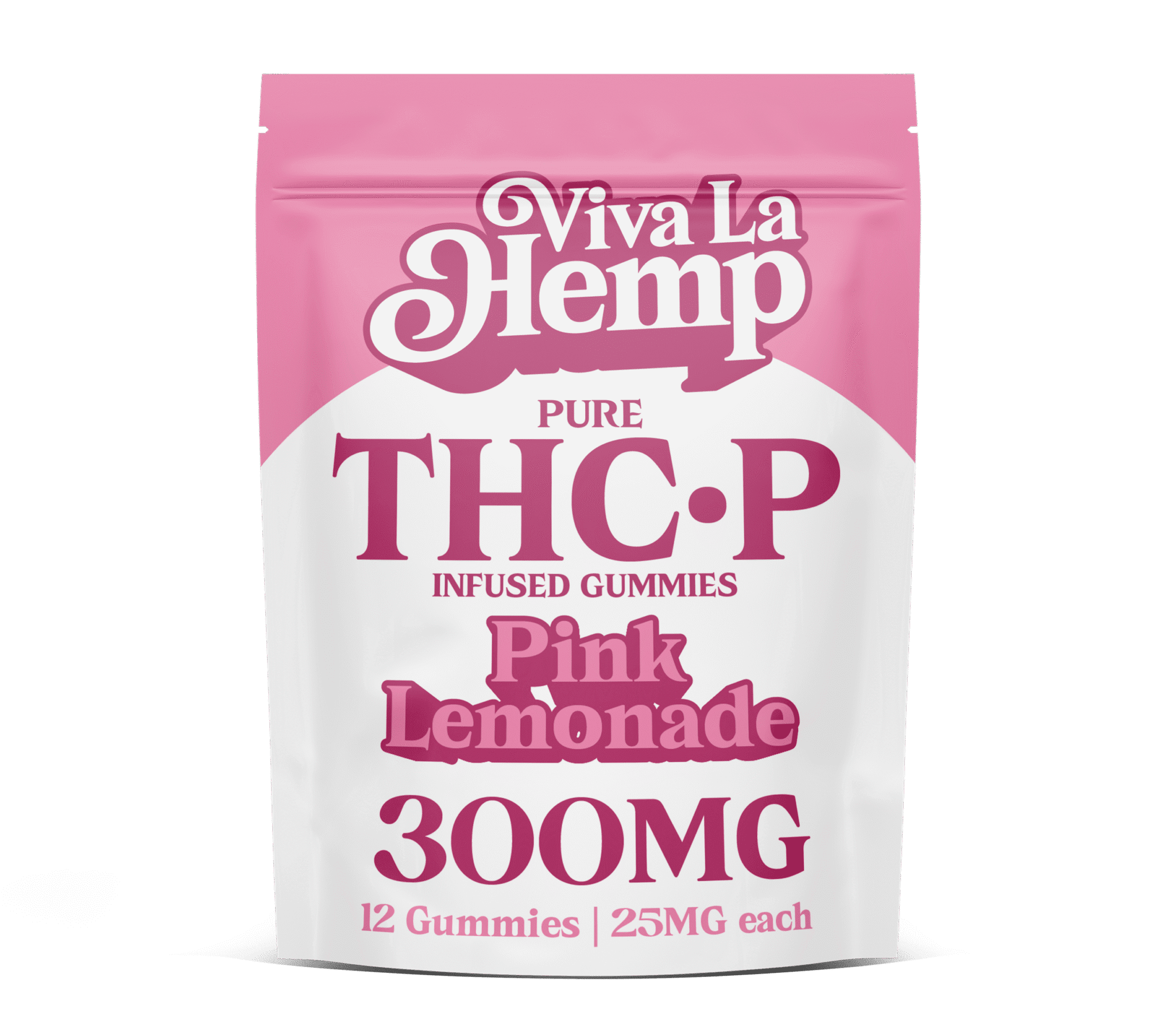 Pure THC-P Infused Gummies <br> 300MG - Pink Lemonade