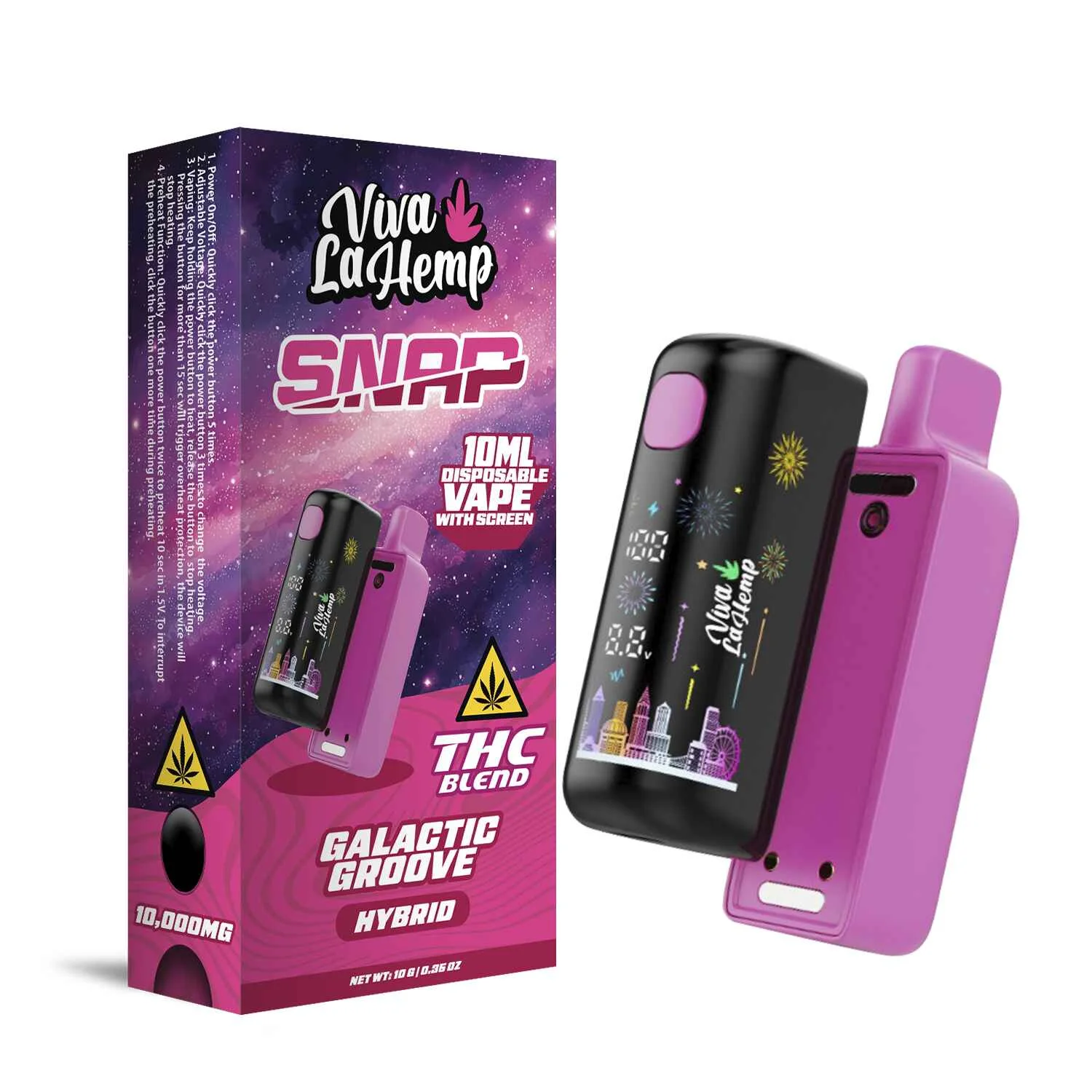 10 ML Snap Disposables Galactic Groove