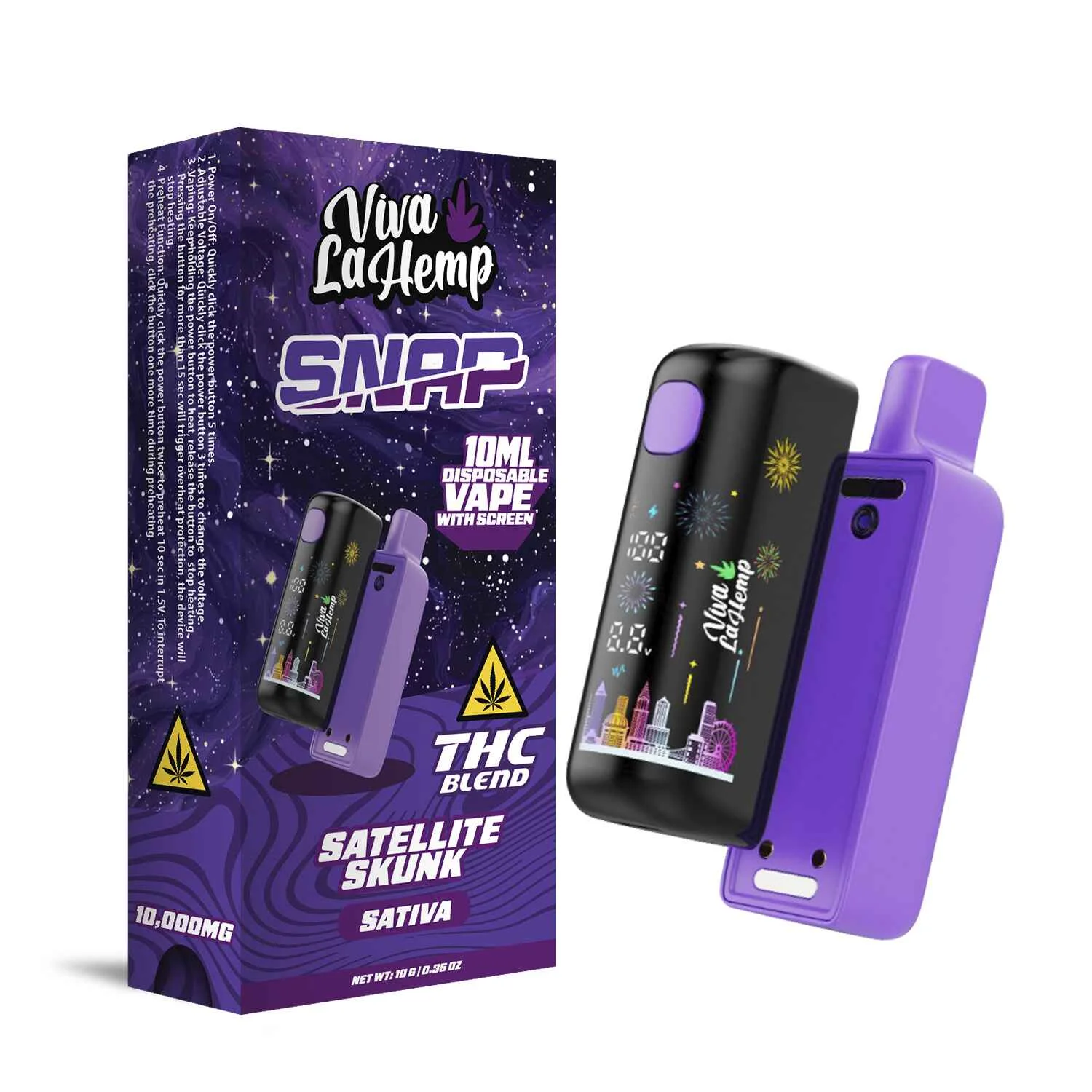 10 ML Snap Disposables Satellite Skunk